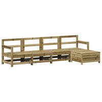 Set Divani da Giardino 5 pz in Legno Impregnato di Pino 3250855