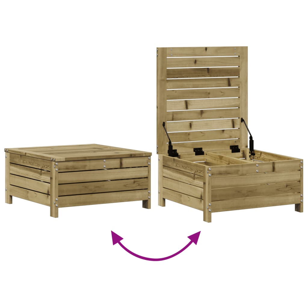 Set Divani da Giardino 7pz con Cuscini Legno Impregnato di Pino 3250887