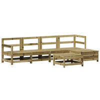 Set Divani da Giardino 6 pz in Legno Impregnato di Pino 3250963