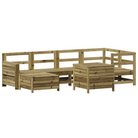 Set Divani da Giardino 7 pz in Legno Impregnato di Pino 3250971