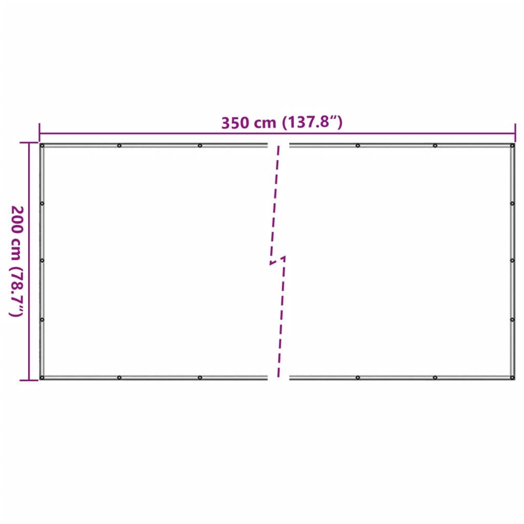 Rete per Rimorchio Verde 2x3,5 m HDPE 4002085