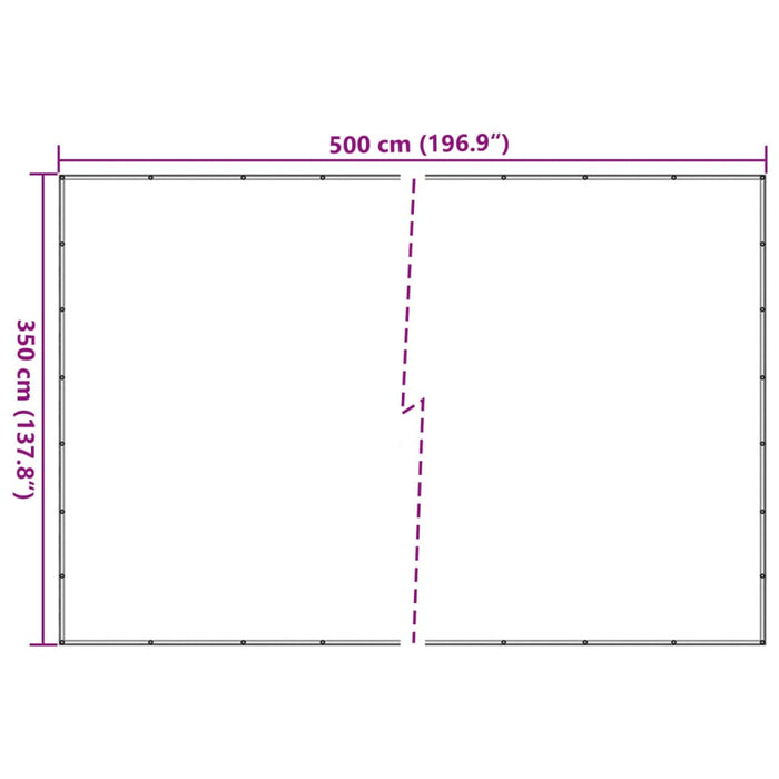 Rete per Rimorchio Verde 3,5x5 m HDPE 4002102