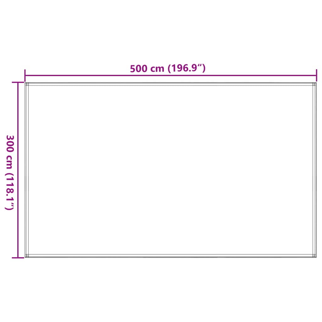 Tappeto da Tenda Verde Chiaro 300x500 cm HDPE 4002281