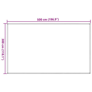 Tappeto da Tenda Verde Chiaro 300x500 cm HDPE 4002281