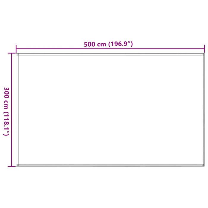 Tappeto da Tenda Verde Chiaro 300x500 cm HDPE 4002281