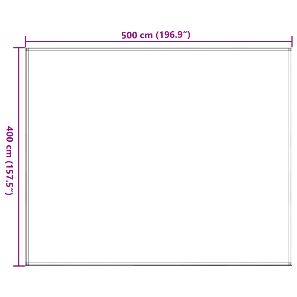 Tappeto da Tenda Verde Chiaro 400x500 cm HDPE 4002284