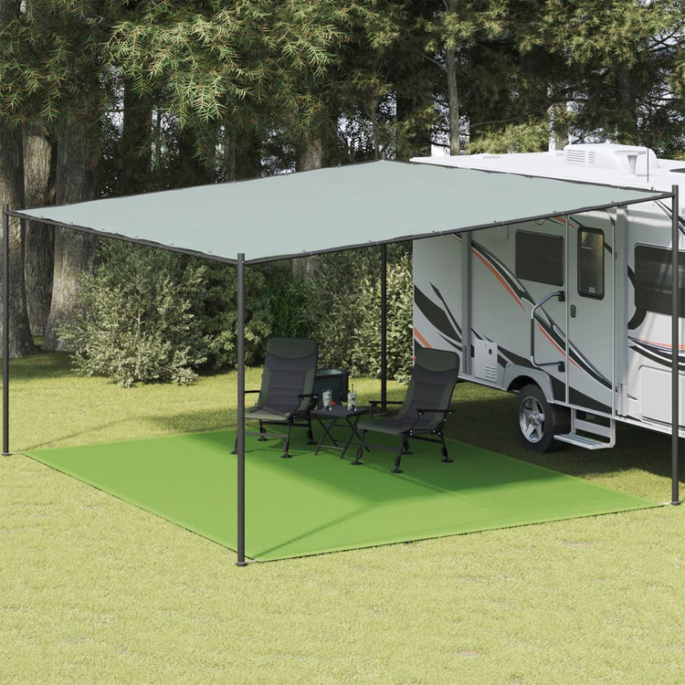 Tappeto da Tenda Verde Chiaro 400x500 cm HDPE 4002284