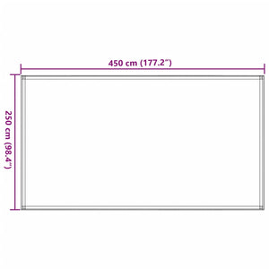 Tappeto da Tenda Sabbia 250x450 cm HDPE 4002296