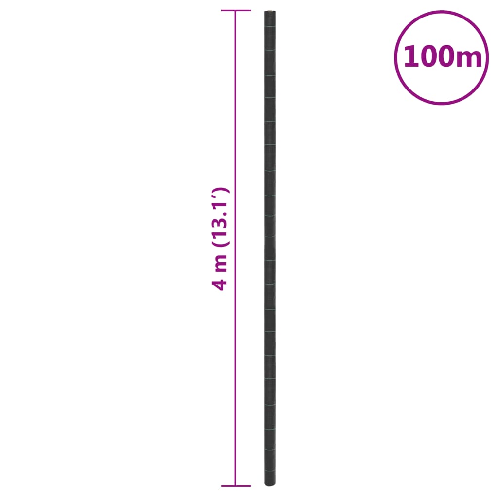 Membrana Antierbacce Nera 4x100 m in PP 4005168