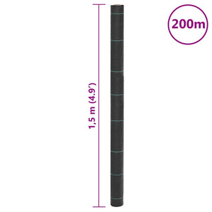 Membrana Antierbacce Nera 1,5x200 m in PP 4005191