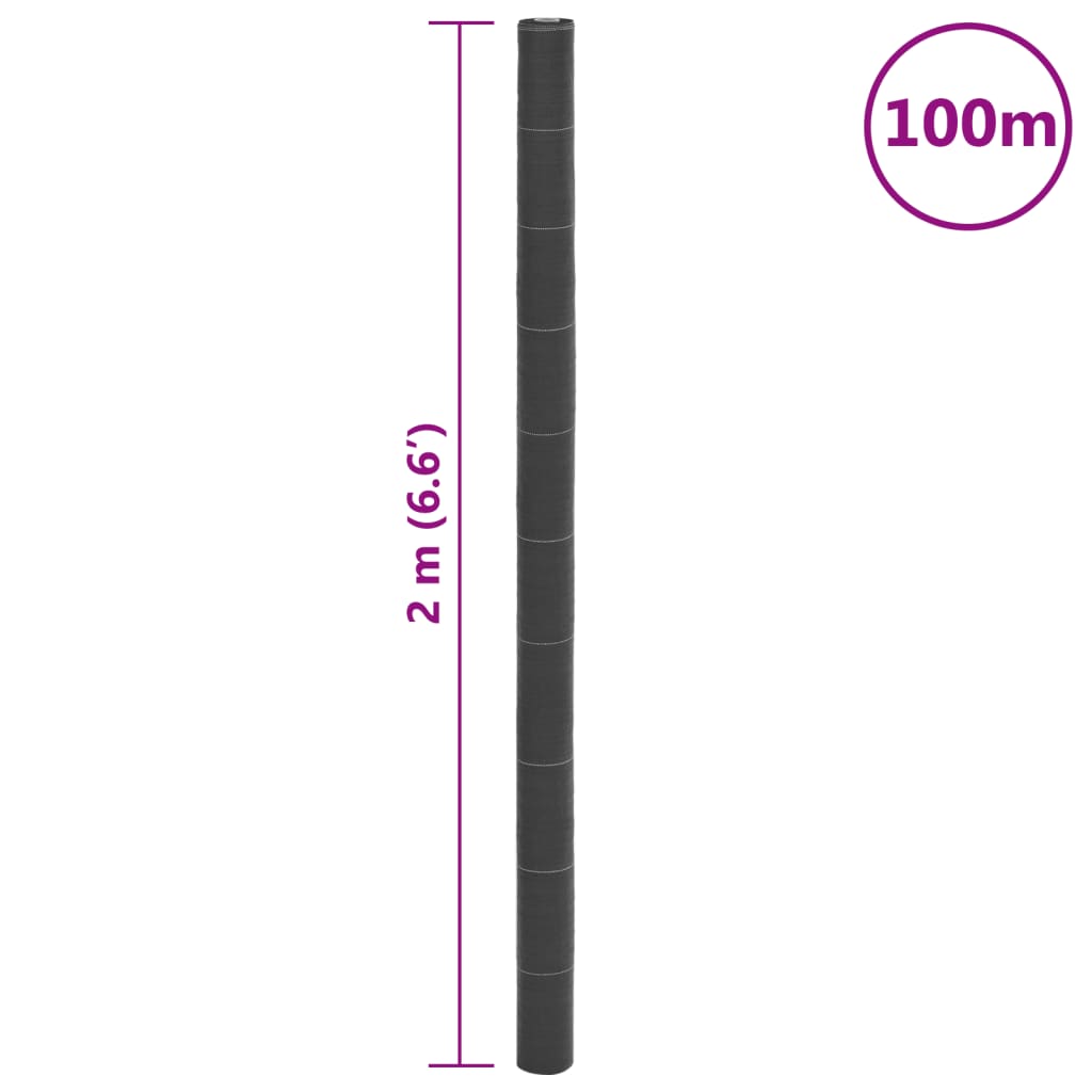 Membrana Antierbacce Nera 2x100 m in PP 4005231