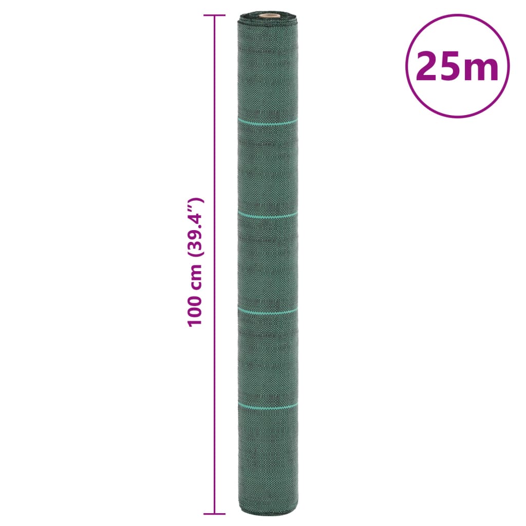 Membrana Antierbacce Verde 1x25 m in PP 4005250