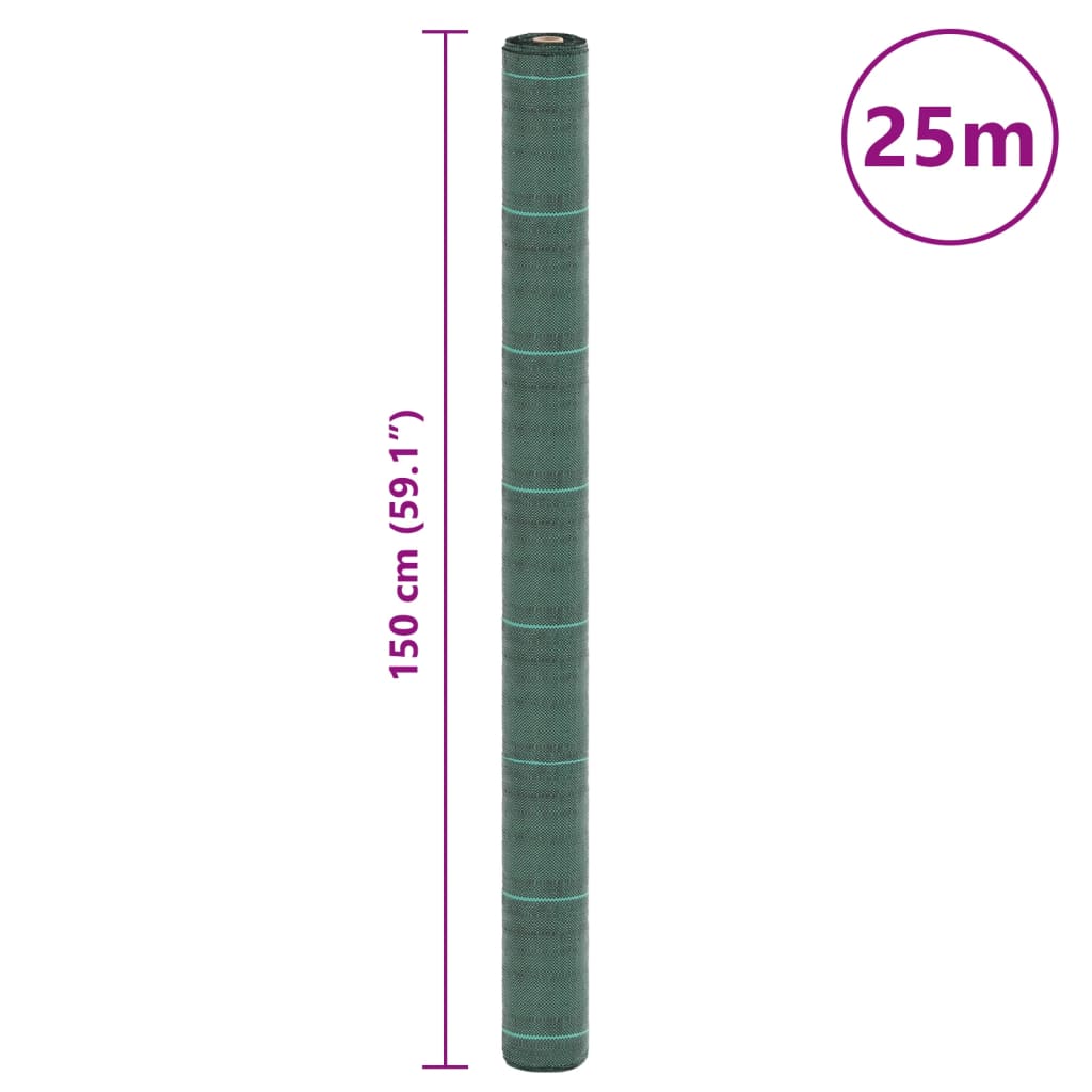 Membrana Antierbacce Verde 1,5x25 m in PP 4005257