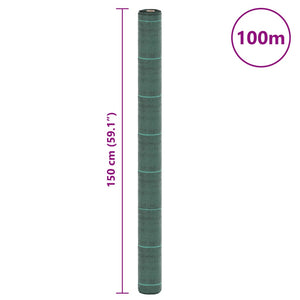 Membrana Antierbacce Verde 1,5x100 m in PP 4005259