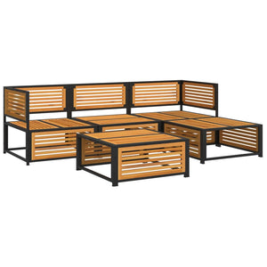 Set Divano da Giardino 5 pz con Cuscini Legno Massello Acacia 3214879