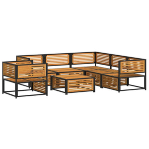 Set Divano da Giardino 7 pz con Cuscini Legno Massello Acacia 3214884