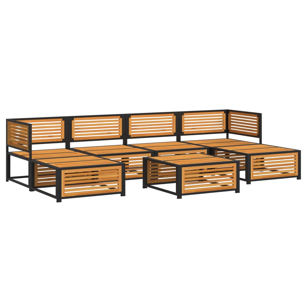 Set Divano da Giardino 7 pz con Cuscini Legno Massello Acacia 3214898