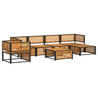 Set Divano da Giardino 7 pz con Cuscini Legno Massello Acacia 3214911