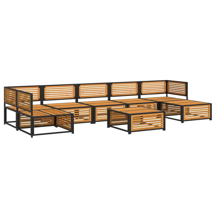 Set Divano da Giardino 8pz con Cuscini Legno Massello di Acacia 3214933