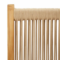 Sedie da Giardino Reclinabili 6pz Beige Legno Massello Acacia 3214536