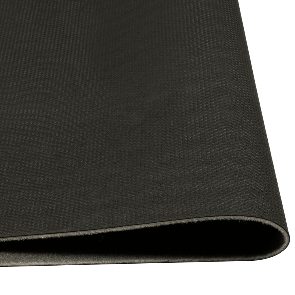 Tappeto da Cucina Lavabile Nero Mattutino 45x150 cm in Velluto 4005584