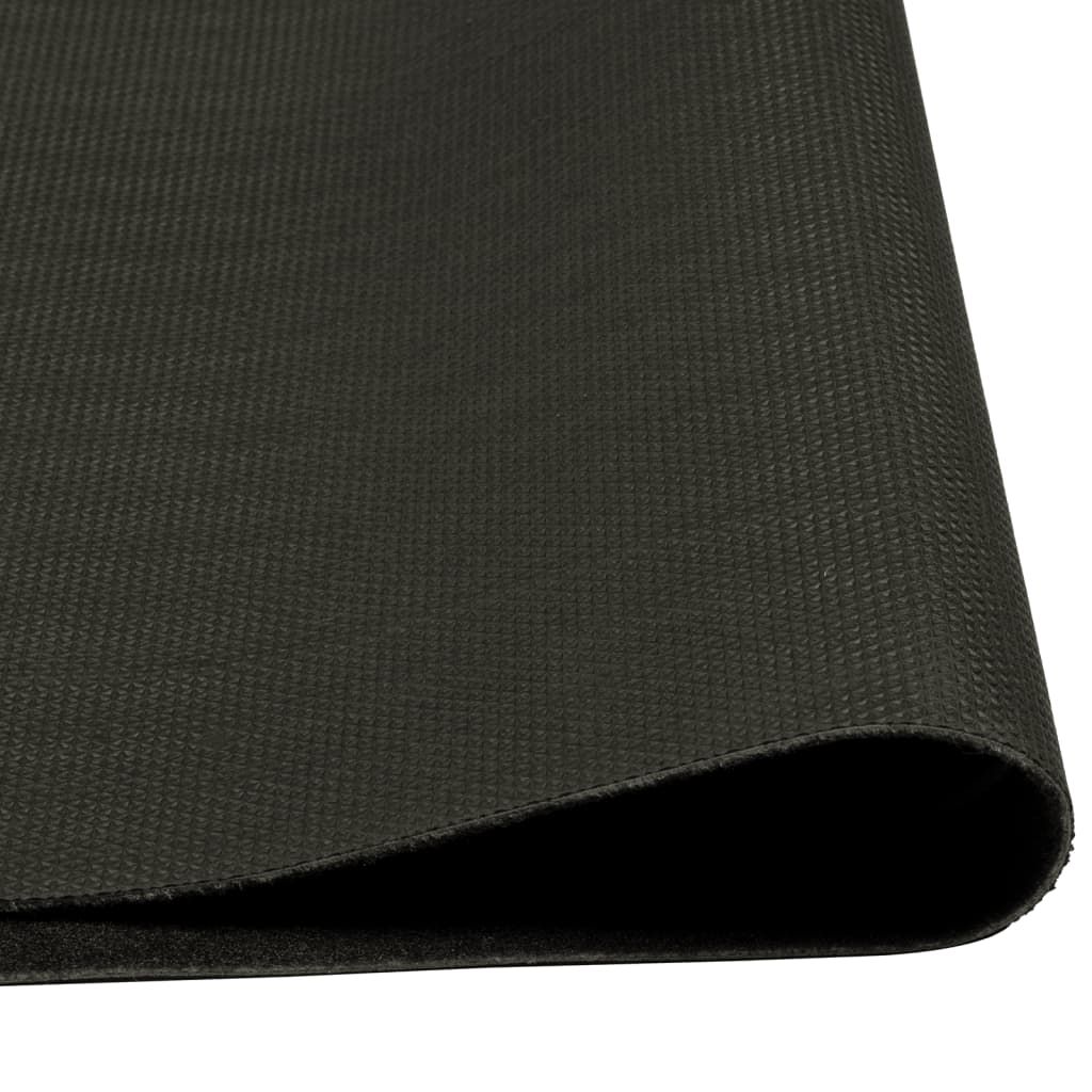 Tappeto da Cucina Lavabile Nero Tazza 60x300 cm in Velluto 4005595