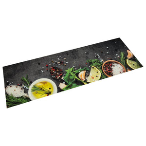 Tappeto da Cucina Lavabile Spezie 60x180 cm Vellutocod mxl 115022