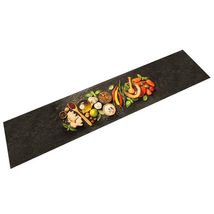 Tappeto da Cucina Lavabile Spezie 60x300 cm Velluto 4005616