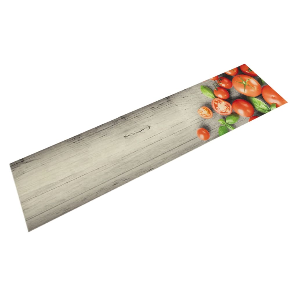 Tappeto da Cucina Lavabile Pomodori 60x300 cm in Velluto 4005622