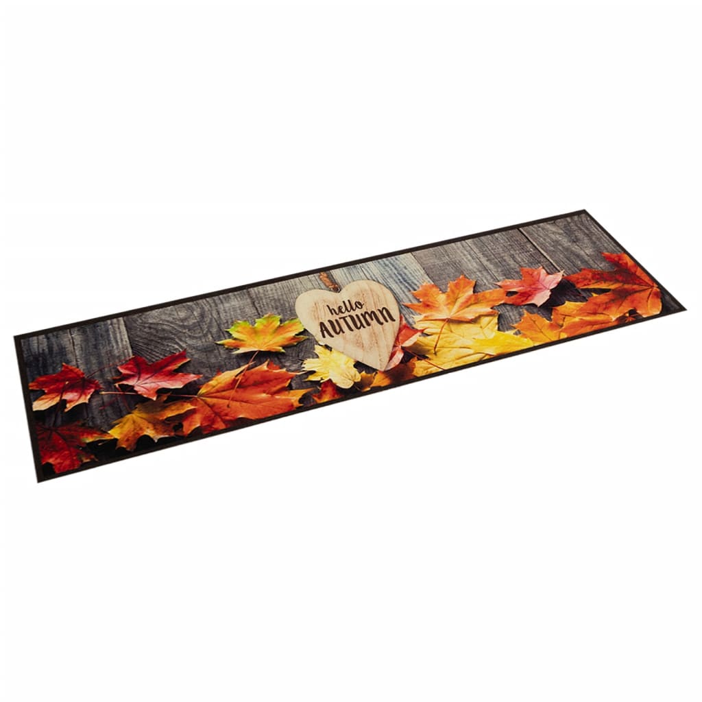 Tappeto da Cucina Lavabile Autunno 60x300 cm in Vellutocod mxl 115028