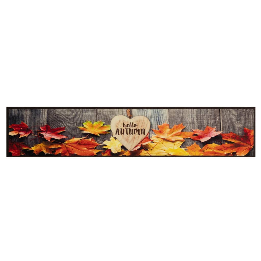 Tappeto da Cucina Lavabile Autunno 60x300 cm in Vellutocod mxl 115028