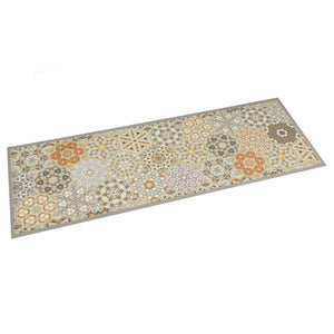 Tappeto da Cucina Lavabile Pastello Esagono 45x150 cm Velluto 4005629