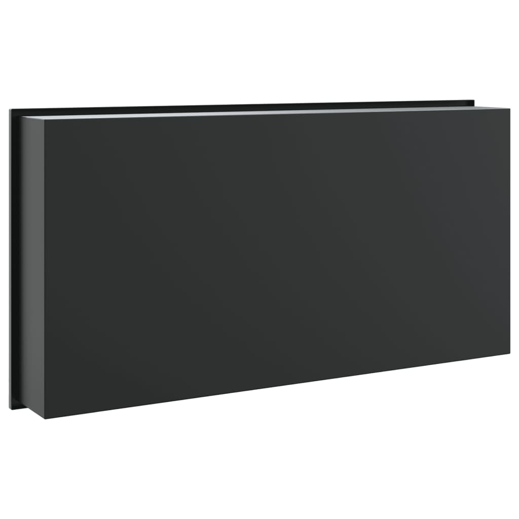 Nicchia per Doccia Nero Opaco 62x32x9cm in Acciaio Inox 4005130