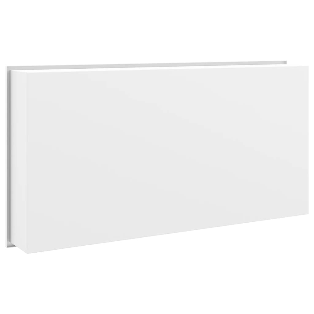 Nicchia per Doccia Bianco Opaco 62x32x9cm in Acciaio Inox 4005131