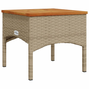 Set Divano da Giardino 3 pz con Cuscini Beige in Polyrattan 368406