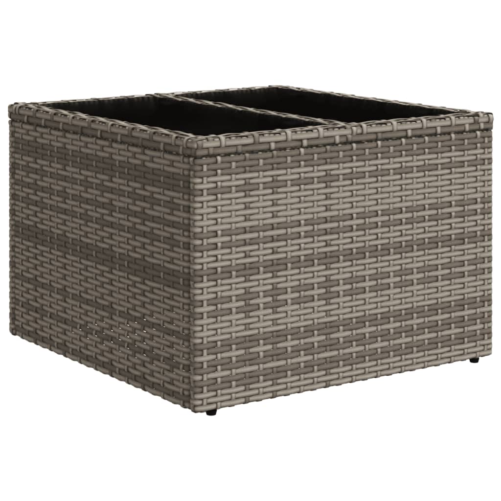 Set Divano da Giardino 8 pz con Cuscini Grigio in Polyrattan 3219929