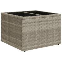 Set Divano da Giardino 8pz con Cuscini Grigio Chiaro Polyrattan 3219941