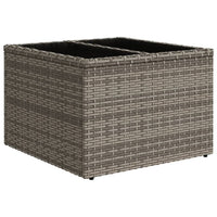 Set Divano da Giardino 5 pz con Cuscini Grigio in Polyrattan 3220119