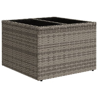 Set Divani da Giardino 11 pz con Cuscini in Polyrattan Grigio 3220679