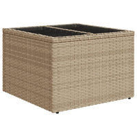 Set Divani da Giardino 11 pz con Cuscini Beige in Polyrattan 3220717