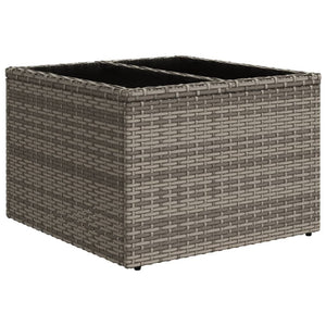 Set Divani da Giardino 7 pz con Cuscini Grigio in Polyrattan 3221399