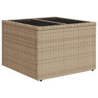 Set Divani da Giardino 7 pz con Cuscini Beige in Polyrattan 3222307