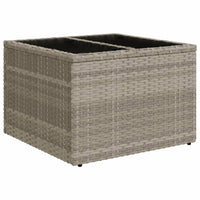 Set Divano da Giardino 8pz con Cuscini Grigio Chiaro Polyrattan 3222331