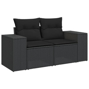 Set Divani da Giardino 5 pz con Cuscini in Polyrattan Nerocod mxl 90354