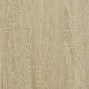 Giroletto Rovere Sonoma 75x190cm in Legno Multistrato e Metallo 844992