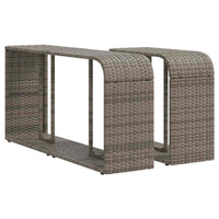 Set Divano Giardino 10 pz con Cuscini Grigio Chiaro Polyrattan 3228902