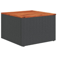 Set Divani da Giardino con Cuscini 7pz Nero Polyrattan 3255881