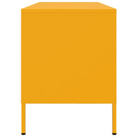 Mobile TV Giallo Senape 100,5x39x50,5 cm in Acciaio 842949