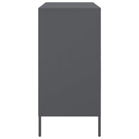 Credenza Antracite 68x39x79 cm in Acciaio 842954