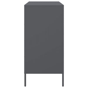 Credenza Antracite 68x39x79 cm in Acciaio 842954